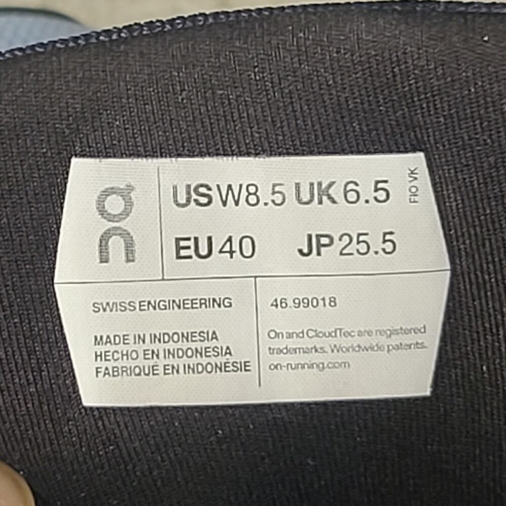 On Cloudrunner Running Shoes Chambray Midnight Wo… - image 7